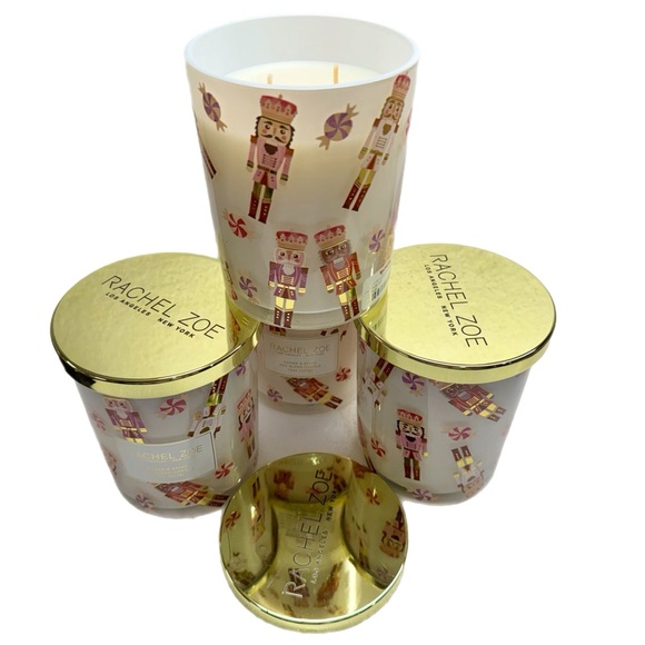 NWT! 🎅🏼 Rachel Zoe 16 oz. NUTCRACKER “Let it Snow” Christmas Holiday candle - Picture 8 of 11